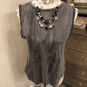 Open Back Sleeveless Top